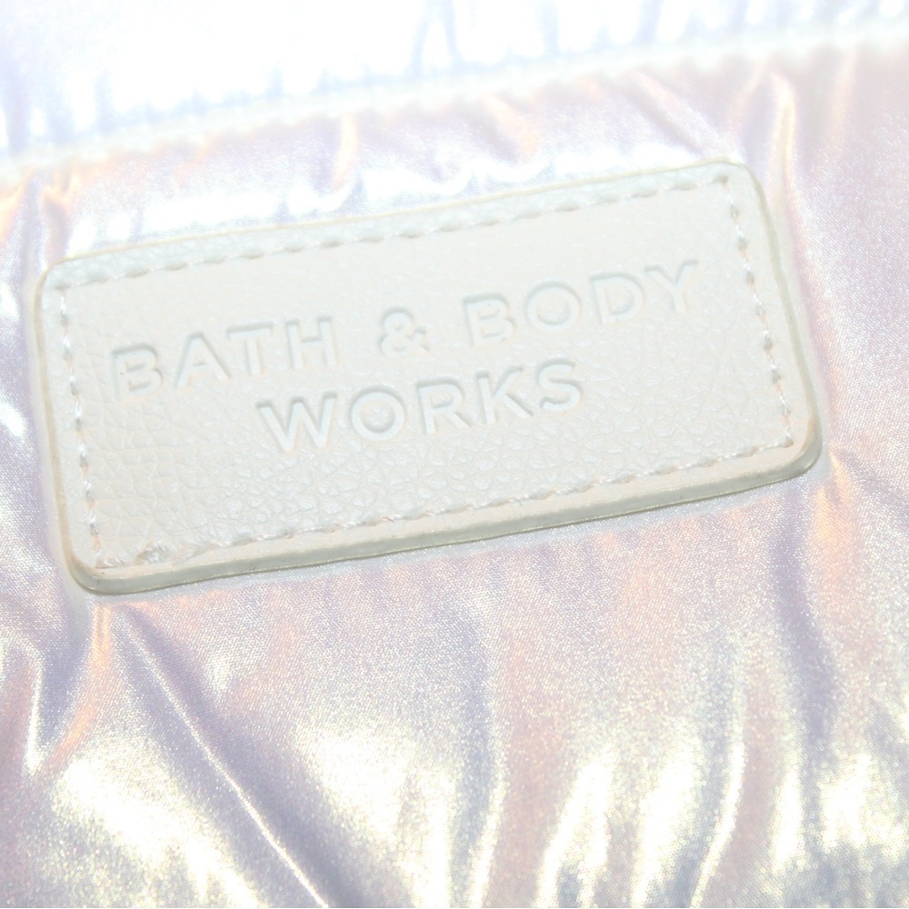 Bath & Body Works Iridescent Puffy Tote Bag 2023 NWT - Picture 2 of 5